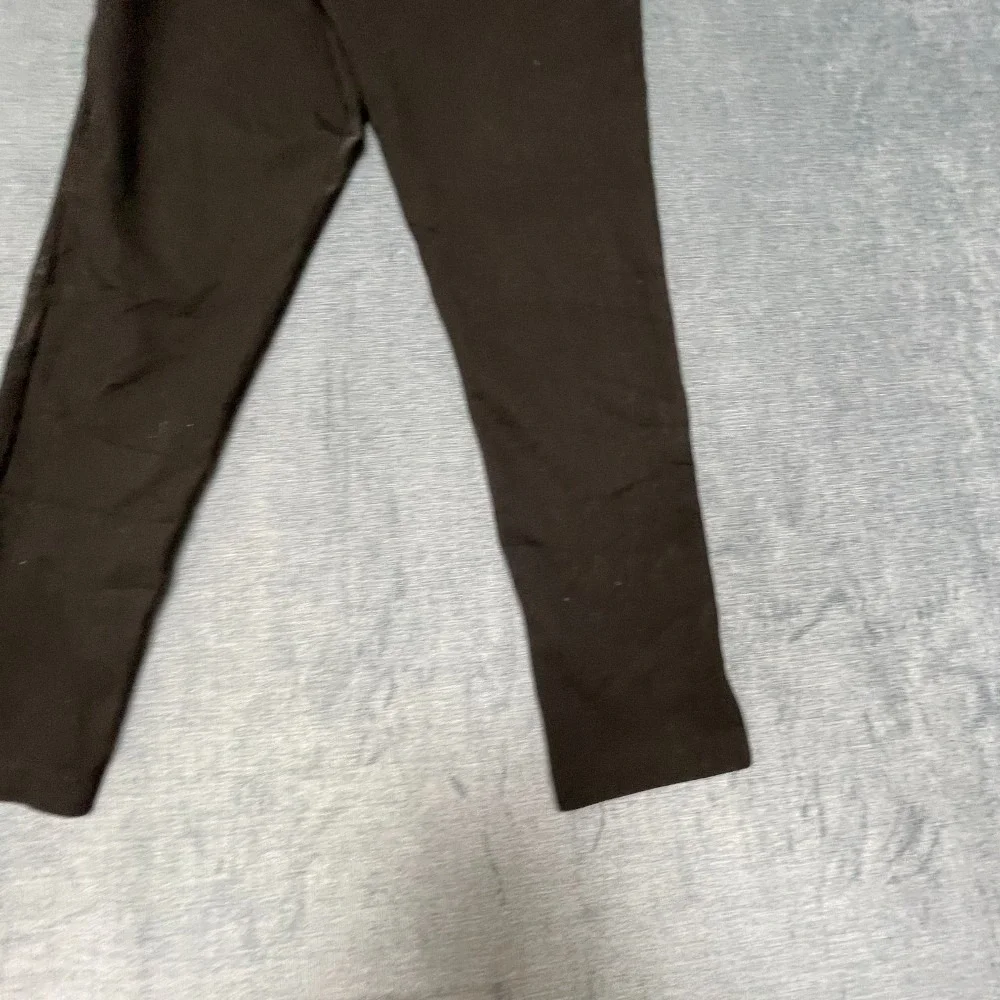 Michael Kors Pants Womens Small Black Stretch Front Side Slit Casual Pull On